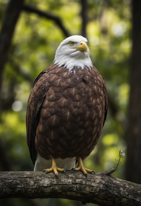 fatimals an eagle outdoors