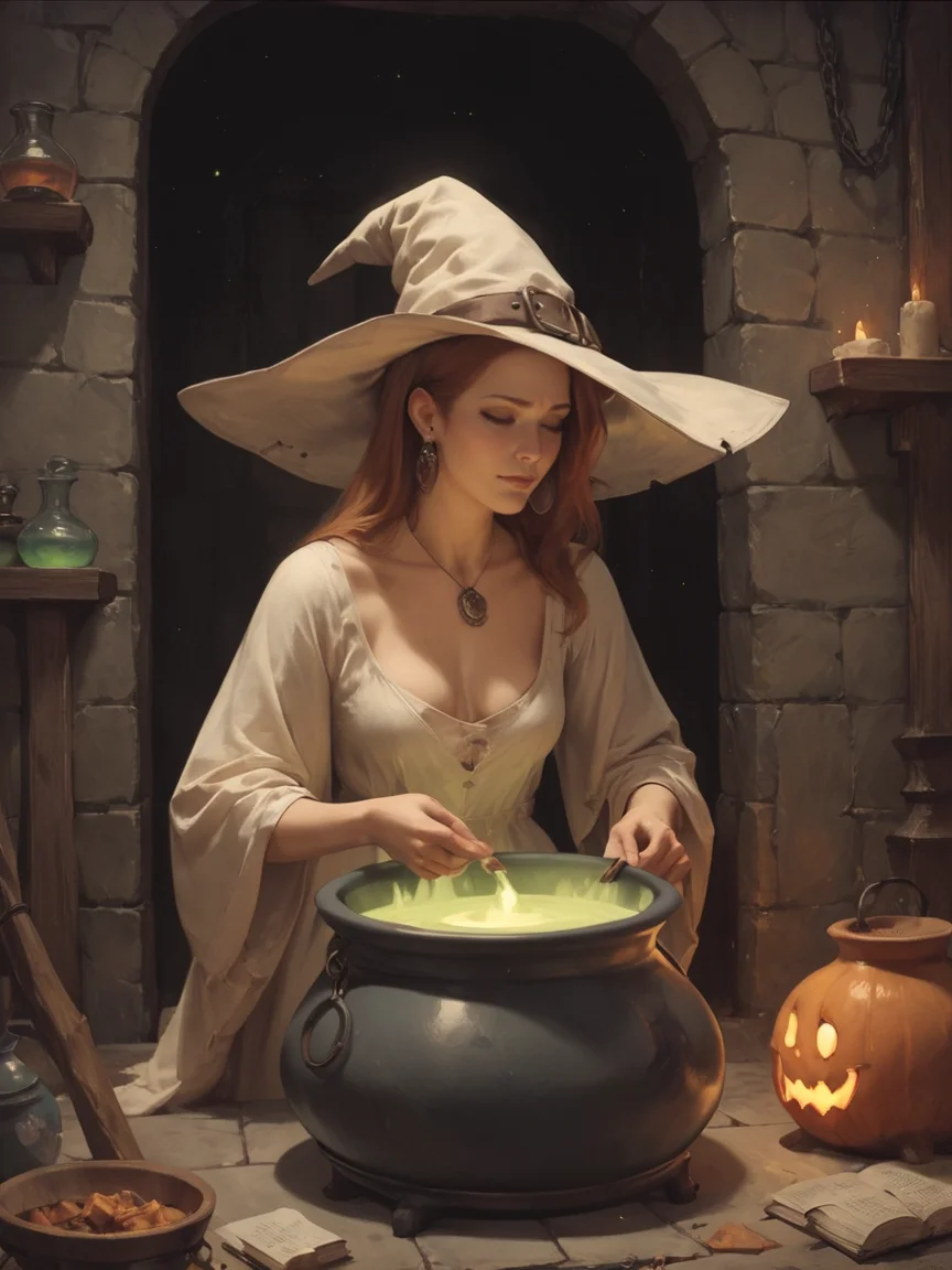 score_9, score_8_up, score_7_up, score_6_up, score_5_up, score_4_up, <lora:ph4nt0m01lXLP:0.7> ph4nt0m01l, 1girl, witch, cauldron,