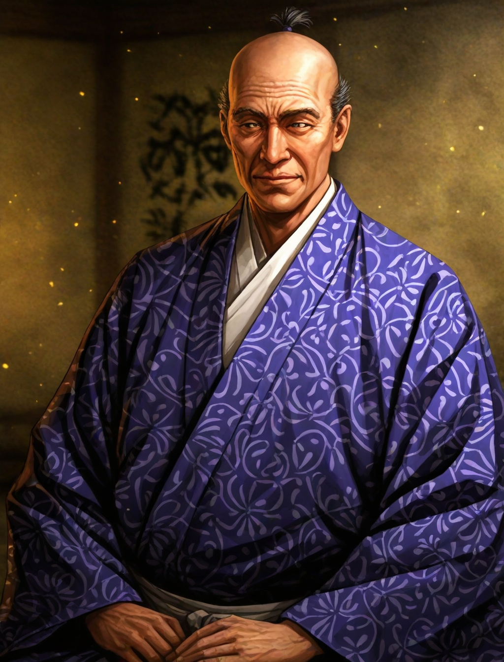 <lora:nobuyabo-style_XL_illustrious-noob_v1:1>nobuyabo style, 1boy, kimono, japanese clothes, topknot, facial hair, old man,, best quality, masterpiece, high quality,newest, absurdres, highres,incredibly absurdres ,<lora:NoobV065sHyperDmd:1>