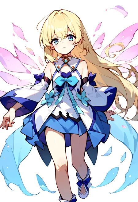 score_9,score_8_up,score_7_up,source_anime,zPDXL3,
*//*,<lora:ColetteBrunel-v2.1:1>,colettebrunel_a,1girl,blonde hair,long hair,blue eyes,short dress,detached sleeves,bare shoulders,white footwear,blue jewelry,fairy wings,
*//*,upper body,