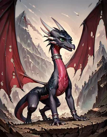 score_9, score_8_up, score_7_up, score_6_up,
<lora:Adult_Corrupted_Cynder_-_The_legend_of_Spyro:0.7> <lora:OtherStyle_06:0.8> cartoon, style cartoon,
cynder, dragon, corrupted, green eyes, female, detailed eyes, solo, perforated wings, masterpiece, black eye contour, sea in background, detailed background, full body, happy,
