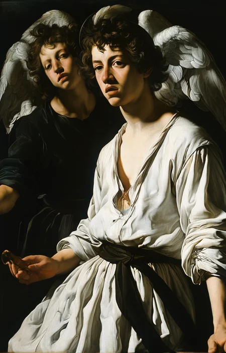 masterpiece,best quality,<lora:tbh186-sdxl:0.9>,illustration,style of Caravaggio