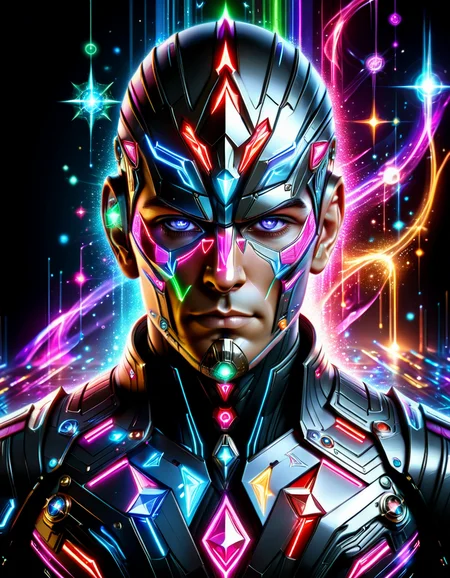 ral-gamingrig, glitter drawing, Male Starfleet captain, sparkling, glittering, colorful on a dark background, splash of color, <lora:ral-gamingrig-sdxl:0.8>, dynamic background, perfect symmetry, imposing, highly enhanced, grand illumination, polished, lush, professional creative