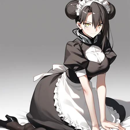 <lora:Takeuchi_Takashi_PonyXL_style_v01:1>
<lora:agent.pony:1>
score_9 , score_8_up , score_7_up , source_anime , 
masterpiece , best quality , ultra-detailed , 
BREAK
agent \(girls' frontline\), maid
1girl , woman , huge breasts , light smile , light blush , ((medusa (fate)):0.5)  , 
long black hair  , maid dress ,  
kneeling