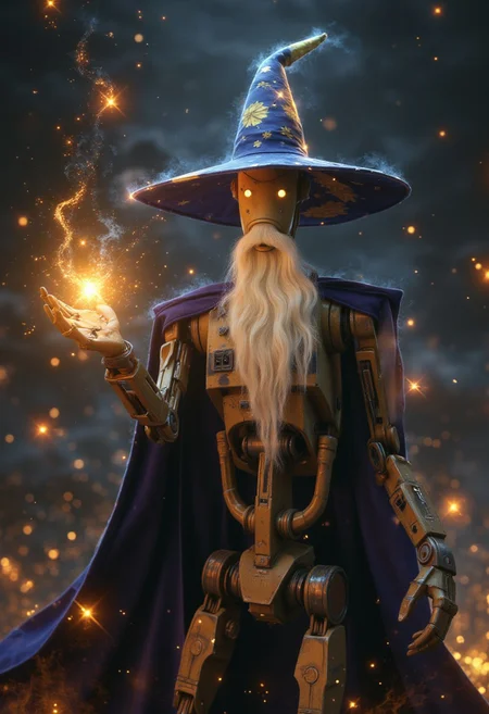 Wizard battle droid