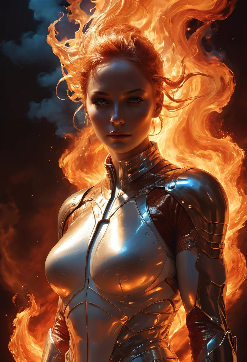 superhero human torch, Flame Projection pyrokinesis white fire, atmospheric lighting, famous artwork by (mark riddick:1.4) and (beeple:1.4) and (lucas graciano:1.4) and (anthony s. waters:1.2), (dramatic scene:1.3), (fractal art:1.2), detailed expressive eyes, fantasy style, dynamic angle,
(whirling,spellbinding,resplendent,ridged,cuboid,void,dragon curve,dream milk,synthwave sunset,bewildering,leather,celestial system,mica,rhodium,brown magic:1.0), Hands pressed against the wall, knees slightly bent, hips thrust back invitingly, she embodies the raw animalistic nature of lust that drives us all to seek out new heights of pleasure., Confident, Eyes that meet the viewer directly, a slight smile, and a relaxed posture.
<lora:zavy-cntrst-sdxl:1> <lora:MJ52:.3> <lora:add-detail-xl:1> <lora:great_lighting:3> great lighting