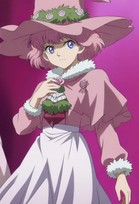 <lora:SlimesDorothy:1>, slimes_dorothyunsworth, pink witch hat, blue eyes with a pink outline, pink hair,,,,,,,,,,,,,,,,,,,,anime coloring, anime screencap, 1girl,Solo ,, anime,,,,official art,Uncensored,Unedited ,,,,,,,,,,,,,,,,,,,,,,,,