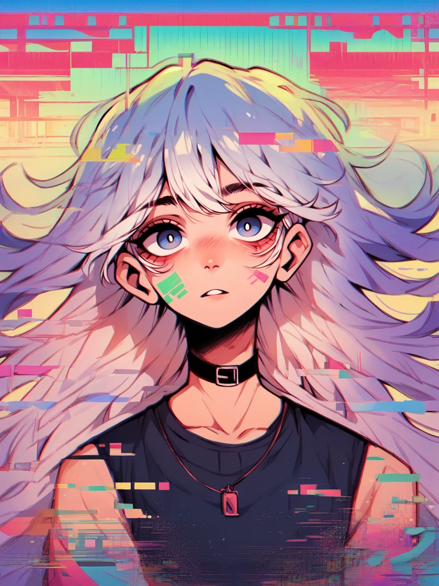 score_9, score_8_up, score_7_up, score_6_up, score_5_up, score_4_up,   <lora:gl1tchXLP:1> gl1tch, 1girl, glitch, portrait,