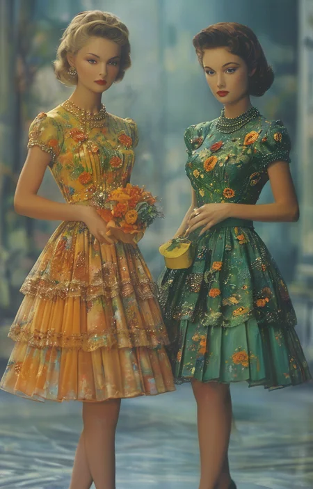 masterpiece,best quality,<lora:tbh318-sdxl:0.9>,illustration,style of Oleg Cassini portrait of Housework robots