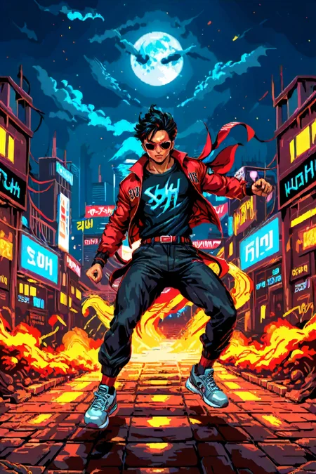 K-pop, Supernatural Rann of Kutch, at Nighttime, dynamic action sequences, Movement, Designer clothes, Adventure comics, furniture design, Sporty, sneakers, activewear, comic, enhanced quality, vibrant, glossy, luxury, winning, extremely stylish, inspired, highly complex, Hyper-realistic, 16k resolution, intricate details.
(masterpiece, award winning artwork)
many details, extreme detailed, full of details,
Wide range of colors, high Dynamic
<lora:xl_more_art-full_v1:0.285>
<lora:zavy-bcklt-sdxl:0.25> zavy-bcklt
<lora:RMSDXL_Creative:0.24>
<lora:add-detail-xl:1>
<lora:MJ52:0.285>
