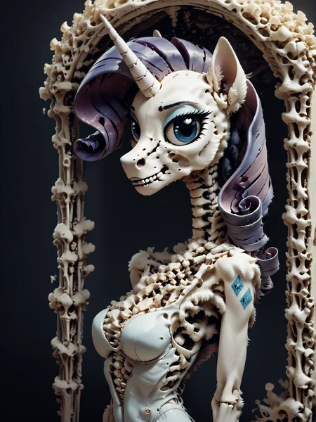 score_9, score_8_up, score_7_up, score_6_up, 1 girl, portrait, Rarity \(mlp\), anthro pony, tail, dress, boneswm, <lora:Bones_World_Morph:1.2>, <lora:Anime Summer Days 2 Style SDXL_LoRA_Pony Diffusion V6 XL:0.5> <lora:Realistic000003_1_2.5DAnime_0.05_Merge1:0.5>  <lora:MegaFluffyPony:0.5> MegaFluffyPony, furry, fluffy