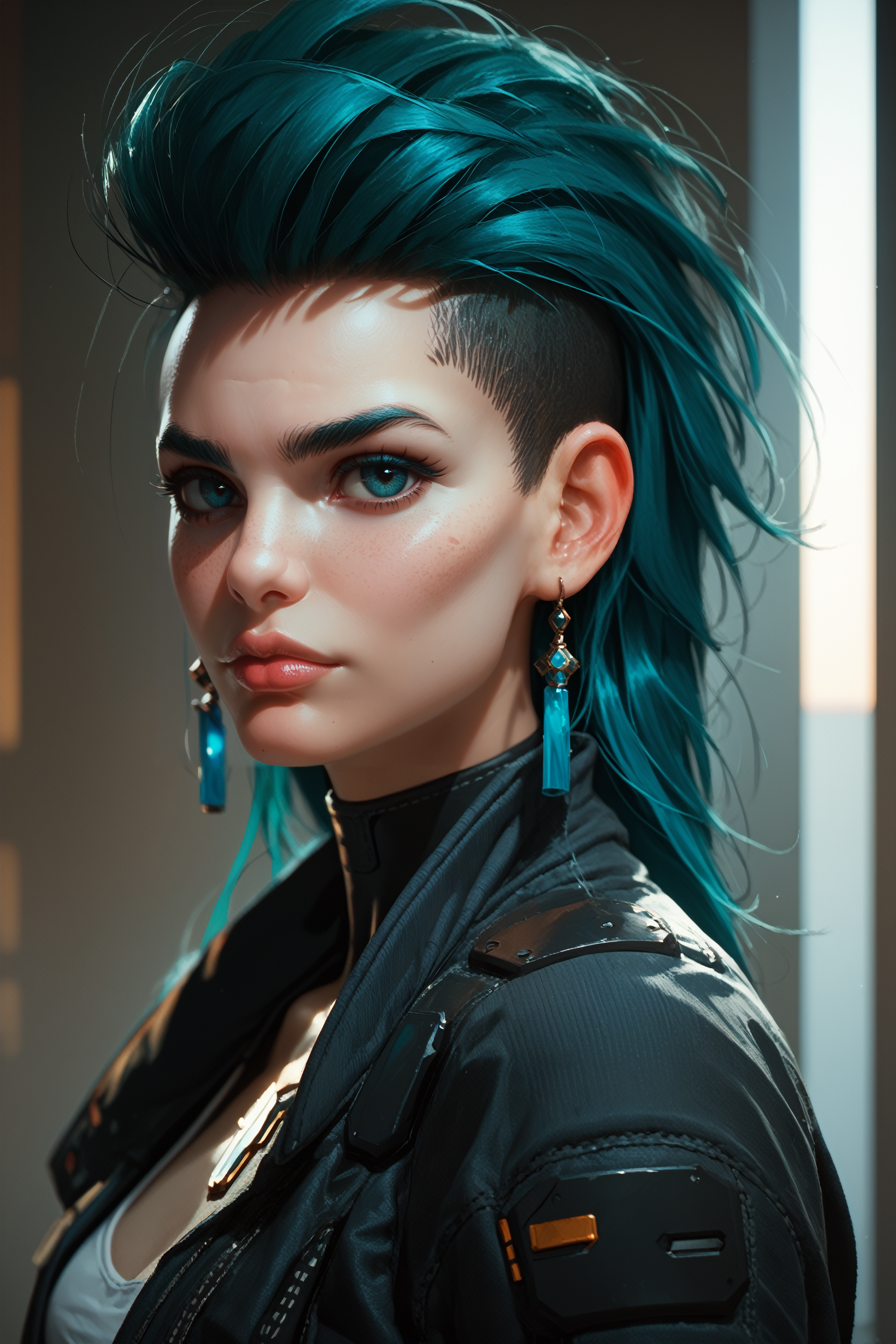 score_9, score_8_up, score_7_up, score_6_up
<lora:CyberRogueYoung:0.9>
CyberRogueYoung, 1girl, aqua hair, asymmetrical hair, looking at viewer, portrait