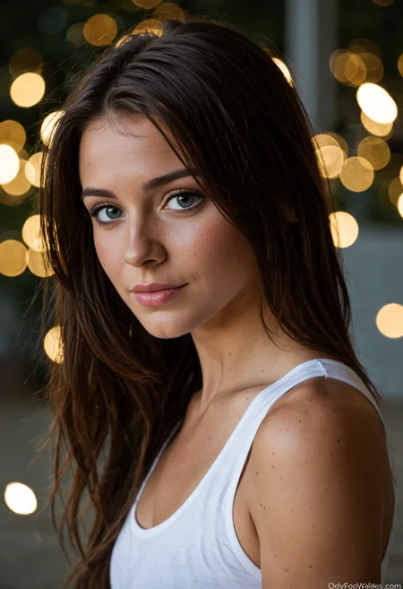 cute woman, bokeh, <lora:sdxl_lightning_8step_lora:1.0>