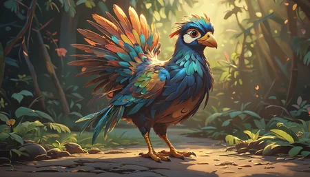 Positiv Clip L
4k images that appeal to children, award-winning, professional, highly detailed, cartoon style, UPA cartoon style . 1950s limited animation, flat graphic style, stylized designs, energetic, A majestic bird with iridescent feathers that resurrects from its ashes, symbolizing rebirth and immortality.
Positive Clip G
4k images that appeal to children, award-winning, professional, highly detailed, cartoon style, UPA cartoon style . 1950s limited animation, flat graphic style, stylized designs, energetic, A majestic bird with iridescent feathers that resurrects from its ashes, symbolizing rebirth and immortality., in the background
---------