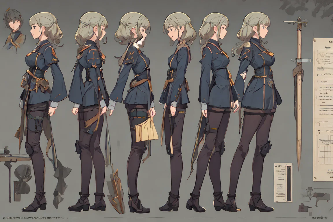 character turnaround of young boy , full body, standing, same outfit, concept-art, full body, detail_face, line_sketch, PlanIt, official art, official alternate costume, design style, multi style, detail character, original, 8K GC, massive detail,  of a mailman. Male,multiple views of the same character, Highly detailed, vattange, vettenge, bungou stray dogs style art. PlanIt, hoppagames, charturnerv2, expressionless, stylistic, no background, only detail character,4_side, wearing_armor, scientific illustration, concept render, scientific diagram, technical illustration, multiple views,masterpiece,best quality, <lora:2dSpriteBetaStyle_20:0.6>, PlanIt, charturner
