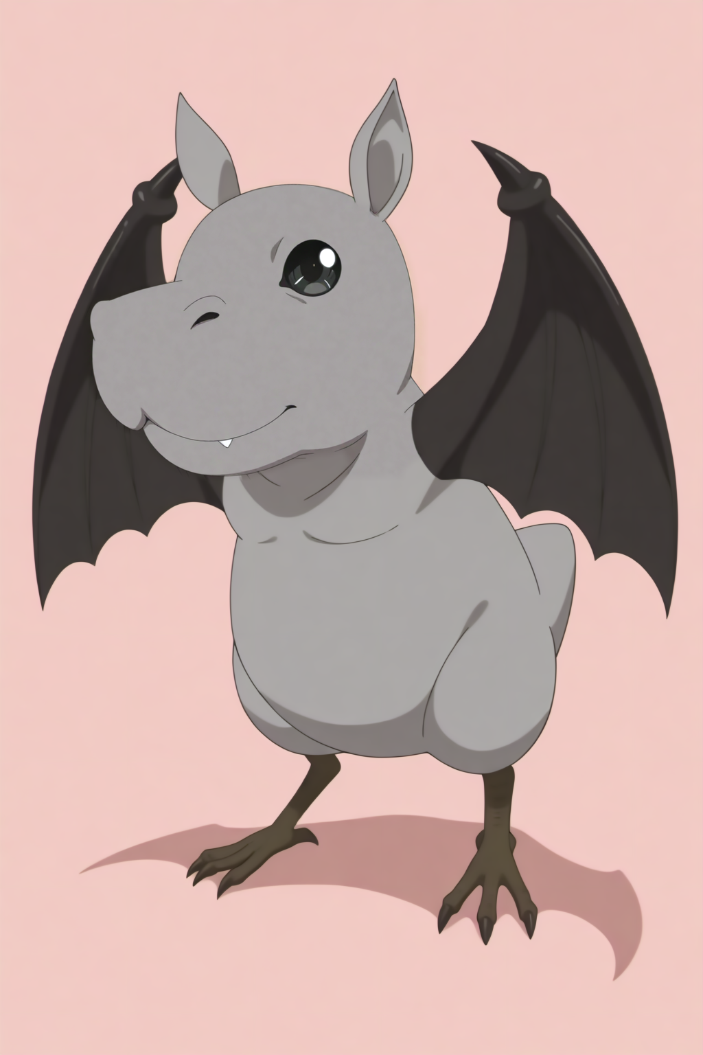 katnahs, animal, bat, no humans <lora:Haiyore_Nyaruko-san-illust:0.8>