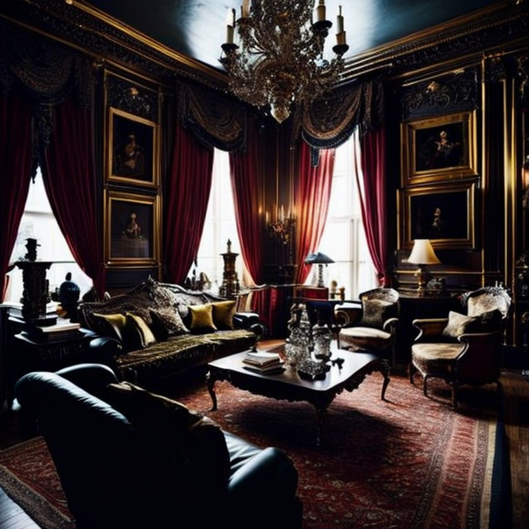 <lyco:antique_style_interior_design_Sa_May:1.0>  antique interior , a very rich victorian living room, high contrast, photo realistic, old style photography