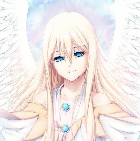 (full body), best quality, best anatomy, BREAK
1girl, long hair, blonde hair, blue eyes, wings, bare shoulders, smile, curtsey, white robe, wings, BREAK
<lora:Goddess_Nerawareta_Megami_Tenshi_Angeltear_WIP:1>