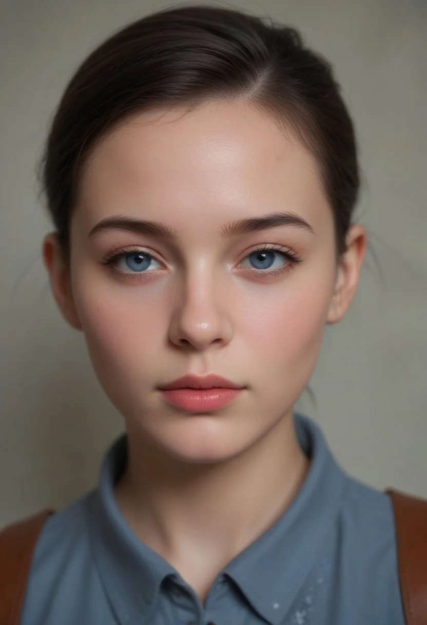 (((ultra high res))), (photorealistic), raw photo, (((4K resolution))), detailed eyes, super detailed face, focus on face, sharp focus,16k wallpaper, absurdres, highres, huge file size
coal skies painted in vibrant shades of blue and gray, a lone young girl in a massive medieval city, fantasy rogue outfit, flickers of magical energy, Ink splashes, rough ink sketch, moody, gloomy, high contrast, stylized, light skin, close up on face, leather collared medieval shirt, Art Nouveau Style, face portrait close up, intense young girl, dark eyes, black hair undercut, head and shoulders only