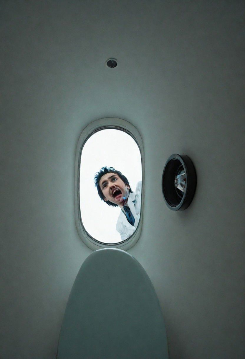 fpv, Fist Person View, looking Up to the Dentist from little Horror shop