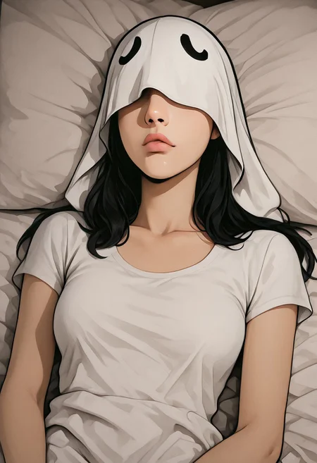 lazypos, Whispa_OC, Expressiveh, 1girl, solo, looking at viewer, perfect nose, lying, on back, pink lips, blurred bedroom background