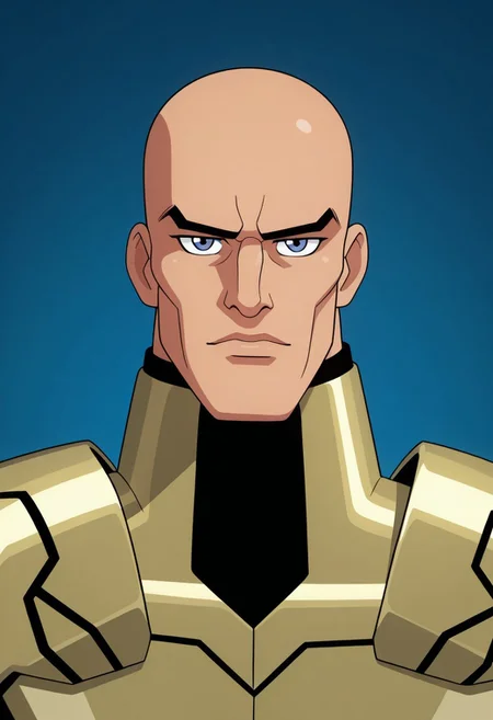 solo, crisis_luthor, power armor, portrait, looking at viewer