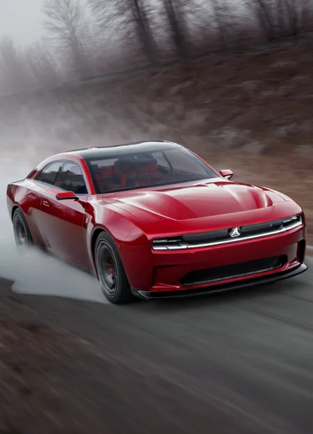 <lora:ChargerConceptSDXL_v1:1> red chargerconcept,  from front, driving through a wall of fog,
realistic, cinematic, highly detailed,
