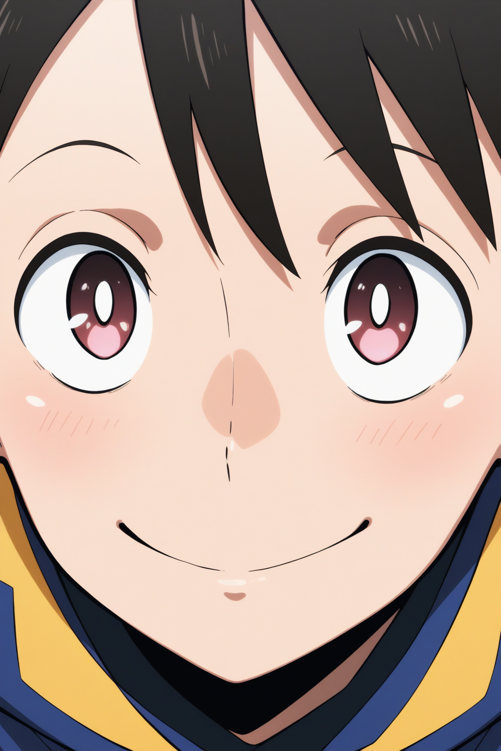 masterpiece, best quality, amazing quality, very aesthetic, absurdres, ultra detailed,
 <lora:il_contrast_slider_d1 (Ð¦ÐÐÐ¢ ÐÐÐ Ð¢ÐÐÐÐ):-0.8>
 <lora:Kouichi Haimawari:0.8> kouichi_haimawari, 1boy,
portrait, smile,
view from above, body is visible,