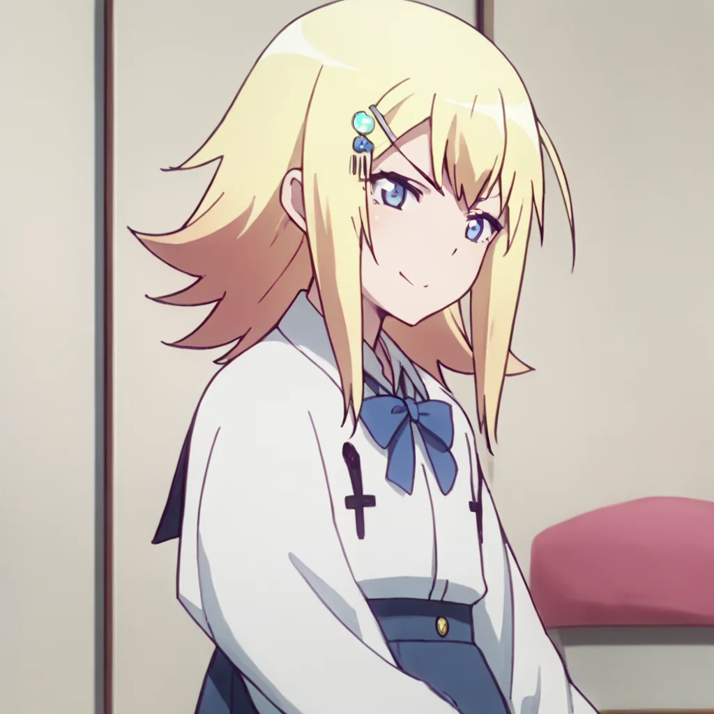 score_9, score_8_up, score_7_up, score_6_up, score_5_up, score_4_up, source_anime, Zeruel_DO, school uniform, smirk, sitting, class room,