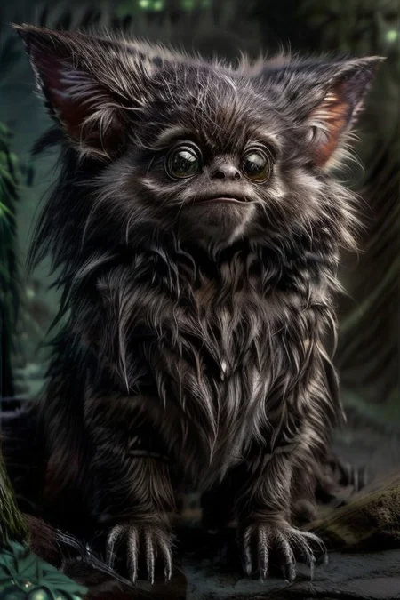 Now, there is a weird creature which look imperfect but somehow has an extremely cute and adorable.
It come to the village of animals, and they adore it so much by giving it the best gift they were able to give.
The creature looks like a pervert Artificial Intelligence Images Generator who really love to fap fap their bananas.
Suddenly, one of the animals become interested with it and pledge itself as its future spouse but the creature rejected its love and made it become very sad in sorrowful BUT as it remembers that the creature's hobby was fap fap its bananas, and then it trying to change itself become one of the most beautiful bananas in the whole millions of galaxies ever existed. How the process it become bananas? I have no idea to be honest because I am just input this prompt to make you confuse just like my ex-Boyfriend ever made me confuse with his uncertainly future although he was ugly as a burnt pan crust. BUT hey, you are the Dream Shaper, so I believe you able to shape my dream.
Award Winning of every Awards from whole galaxies. The mystical ethereal background and mixed colors become Trending on Playboy for one time and the rest of other times always trending on all of social media platform, so much trending that even the Civita moderators unable to judge whether this is allowed or not. Do you know what I mean? because I don't even know why I am creating this,
cute love regards,
EdobTWOTWTripod,
giant alien creature, claws,
mgln,