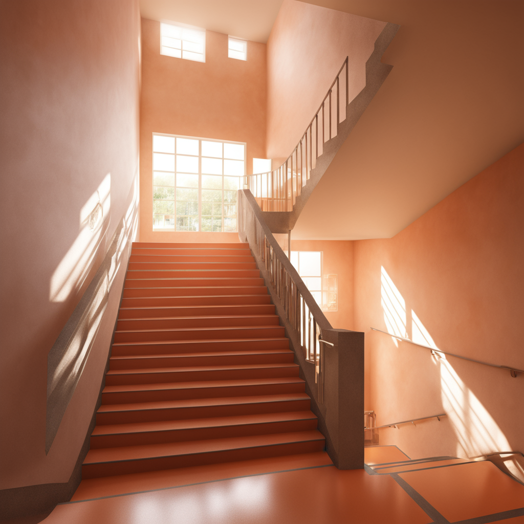 best quality, ultra-detailed,
kaidan, stairs, door, scenery, indoors, hallway, window, ceiling light, railing, solo, shadow, realistic, photo background, photo (medium)
 <lora:Kaidan_SDXL_V2:1>