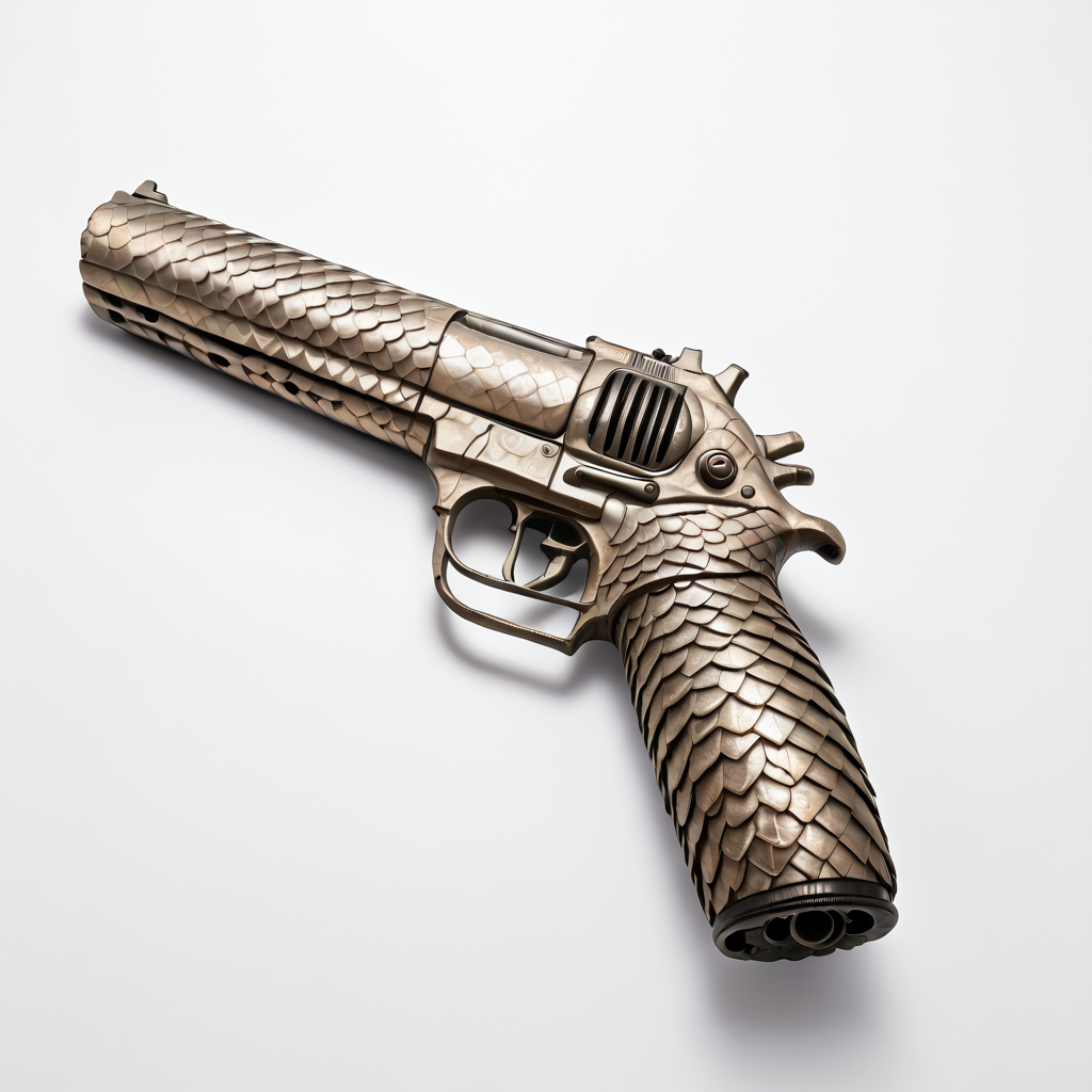 <lora:SlimesScaleWorld:1>, slimes_scales, scales, gun