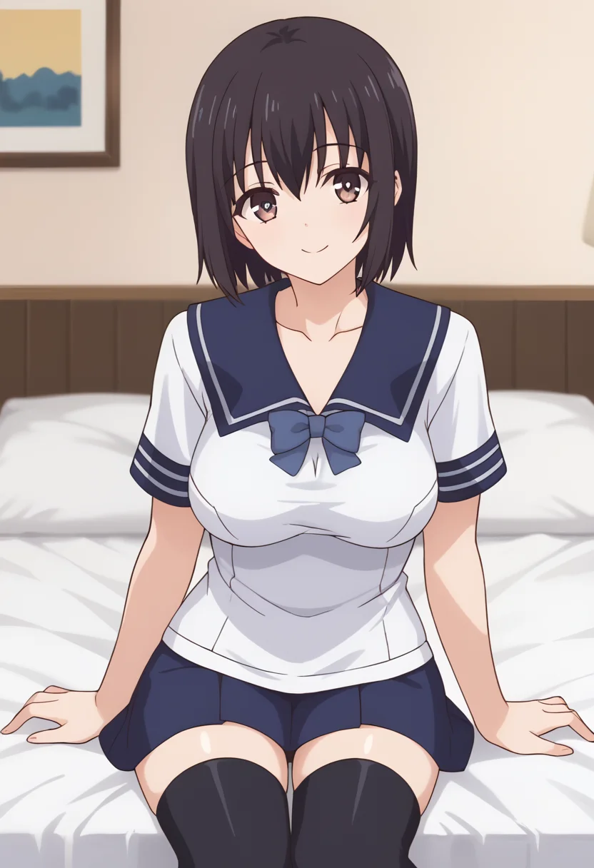 score_9, score_8_up, score_7_up, source_anime, masterpiece, best quality, highly detailed background, cinematic lighting, detailed eyes, detailed pupils, perfect face,
Kotone, unique outfit, cute, smile, looking at viewer, posing, black thigh highs,
bedroom, midday, warm lighting,
<lora:Kotone_Pony:0.8>