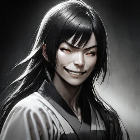 score_9, score_8_up, score_7_up,, masterpiece, excellent quality, red eyes, black shorts, flat chest, closed eyes, smirk, wide smile
