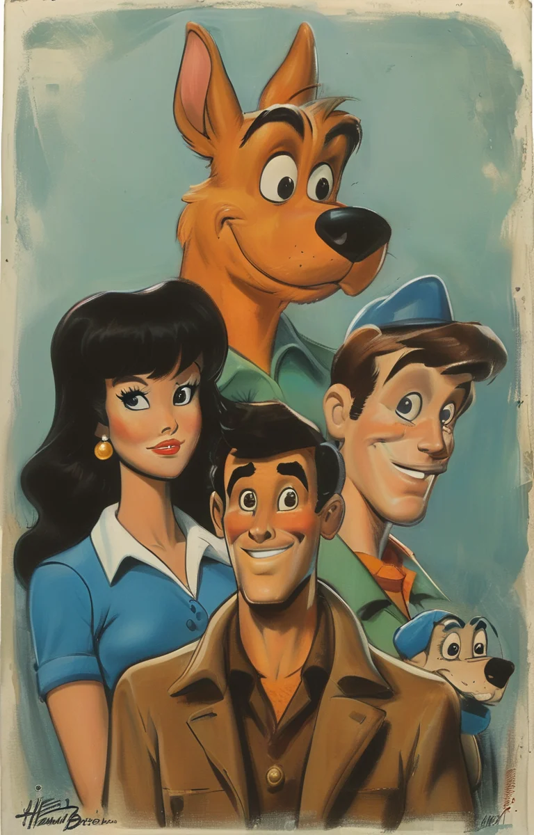 masterpiece,best quality,<lora:tbh285-sdxl:0.9>,illustration,style of Hanna-Barbera portrait of noble man