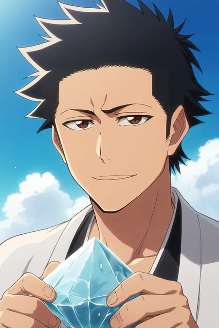 score_9, score_8_up, score_7_up, source_anime, , rating_safe, intricate details, looking at viewer, , 1boy, ash ketchum, pokemon, black hair, brown eyes, solo, close-up, cold, ice, day, clouds, holding object, half-closed eyes, smile, <lora:bleach_tybw_style_pony:1.0>, bleach_tybw_style, , <lora:sdxl_lightning_8step_lora:1>