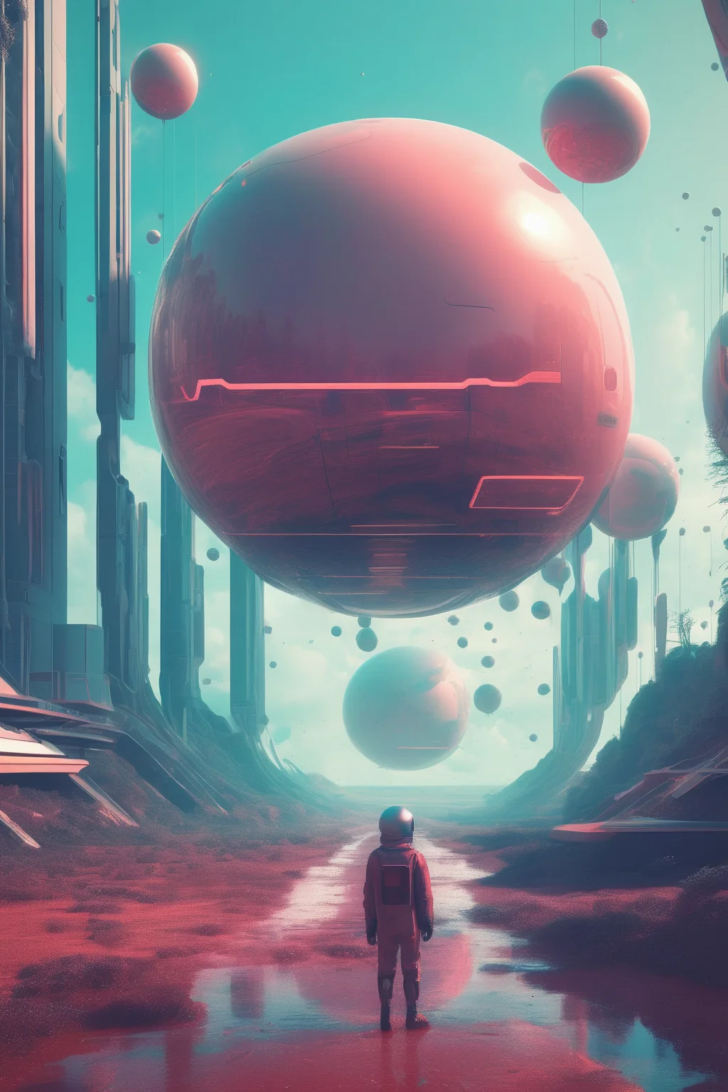 <lora:Beeple (Mike Winkelmann) Style:1>Beeple (Mike Winkelmann) Style - cool futuristic style variations of this ep image