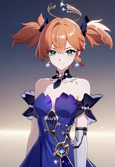 score_9, score_8_up, score_7_up, source_anime,
 solo, gaigebl2, orange hair, twintails, short twintails, single mechanical arm, freckles, medium breasts, green eyes, 
Smirk, 
<lora:gaigebl2-guy-v1PONYXL:1>
dress, <lora:srrobin.pony:1>