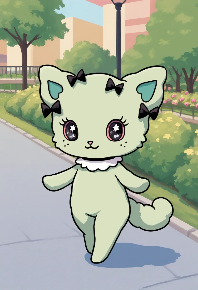 score_9, score_8_up, score_7_up, score_6_up, score_5_up, BREAK
emma, 1girl, freckles, hair bow, colored sclera, chibi, feral, furry, park, smile, happy,