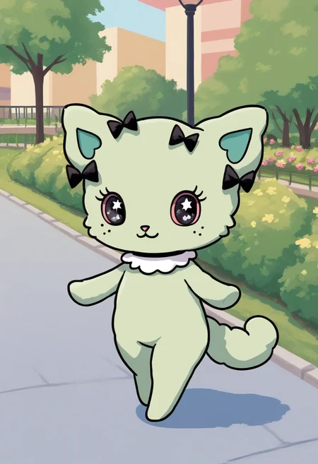 score_9, score_8_up, score_7_up, score_6_up, score_5_up, BREAK
emma, 1girl, freckles, hair bow, colored sclera, chibi, feral, furry, park, smile, happy,
