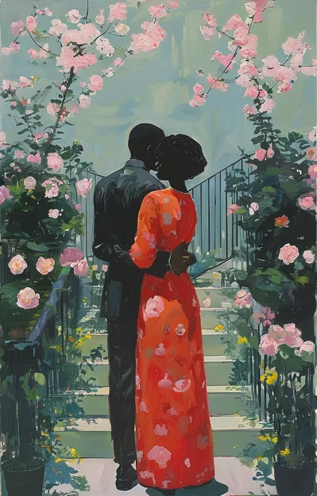 masterpiece,best quality,<lora:tbh268-sdxl:0.9>,illustration,style of Kerry James Marshall animals