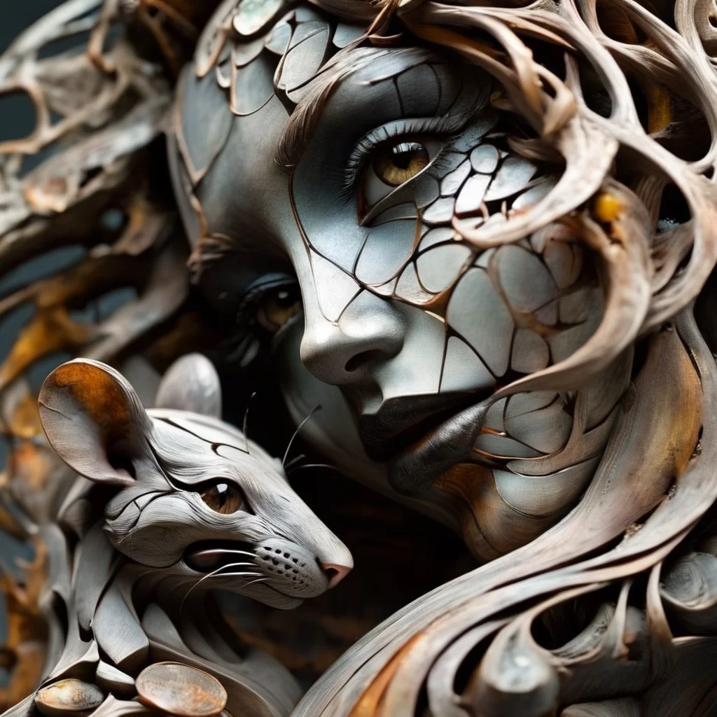 ethereon close up girl and rat, very detailed <lora:ethereon:1>