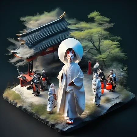 score_9,score_8_up,score_7_up,masterpiece,best quality,source_real,realstic,photorealstic,
KitsuneNoYomeiri_BridalProcession,cherry blossom tree,sash,architecture,japanese traditional architecture,standing,<lora:BDpony_KitsuneNoYomeiri_V1-5928:1>,:,<lora:IsoPixel-PDXL:1>,ispzxll,simple background,isometric,miniature,diorama,no people,black background,from above,<lora:add-detail-xl:1>,mysterious atmosphere,