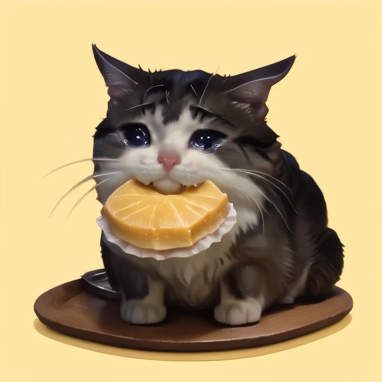 score_9, score_8_up, score_7_up,score_6_up, score_3, score_5, score_4,
sad cat meme, no humans, yellow background, simple background, animal focus, food, food focus, realistic, animal,sad,cry,tears
<lora:sad_cat_pony27:0.8>