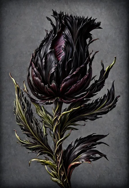 cg_darkscifi black tulip mm style flower ingrid-elias-style