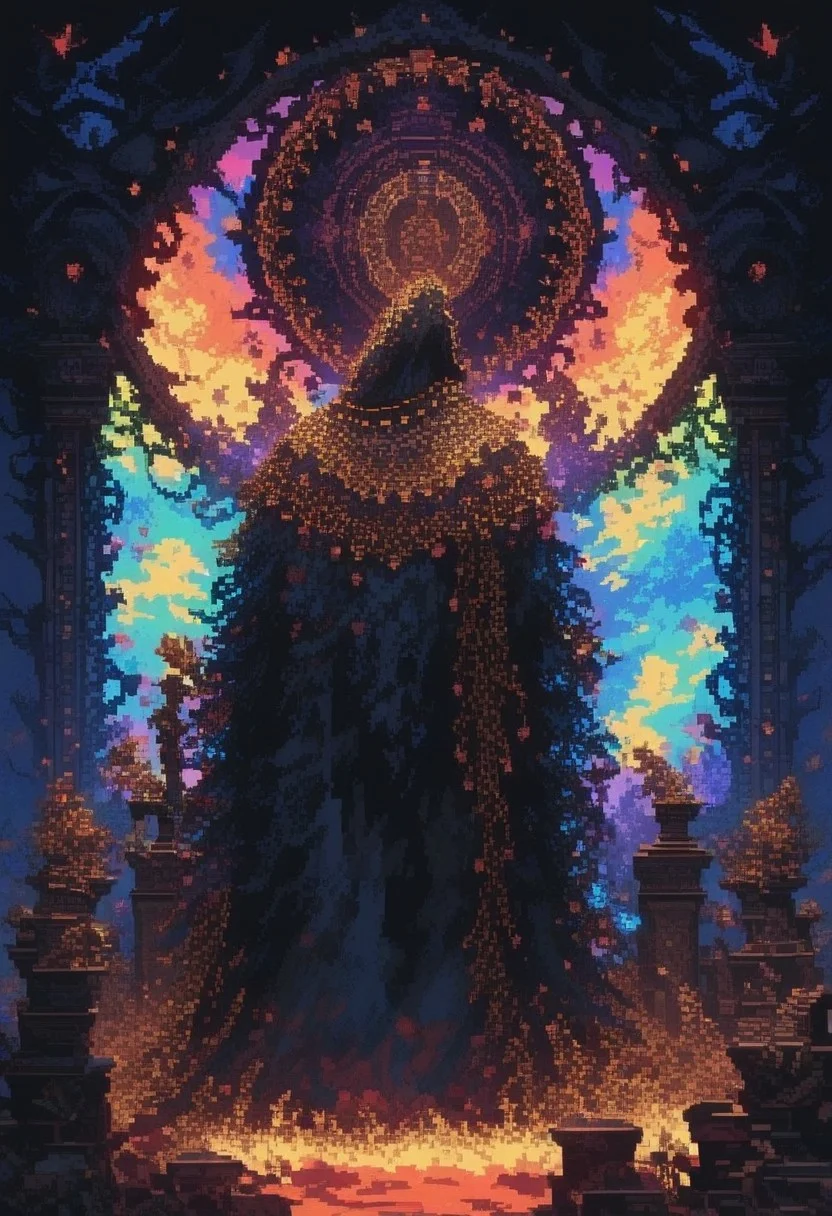score_9, score_8_up, score_7_up, award-winning original pixel art, (vibrant colors:1.3), intricate character designs, (detailed landscapes:1.2), whimsical creatures, retro aesthetic, enchanting atmosphere, by (Hiroshi Yamauchi:1.4), charming scenes, nostalgic vibe. d3p1x3l, pixel art,
