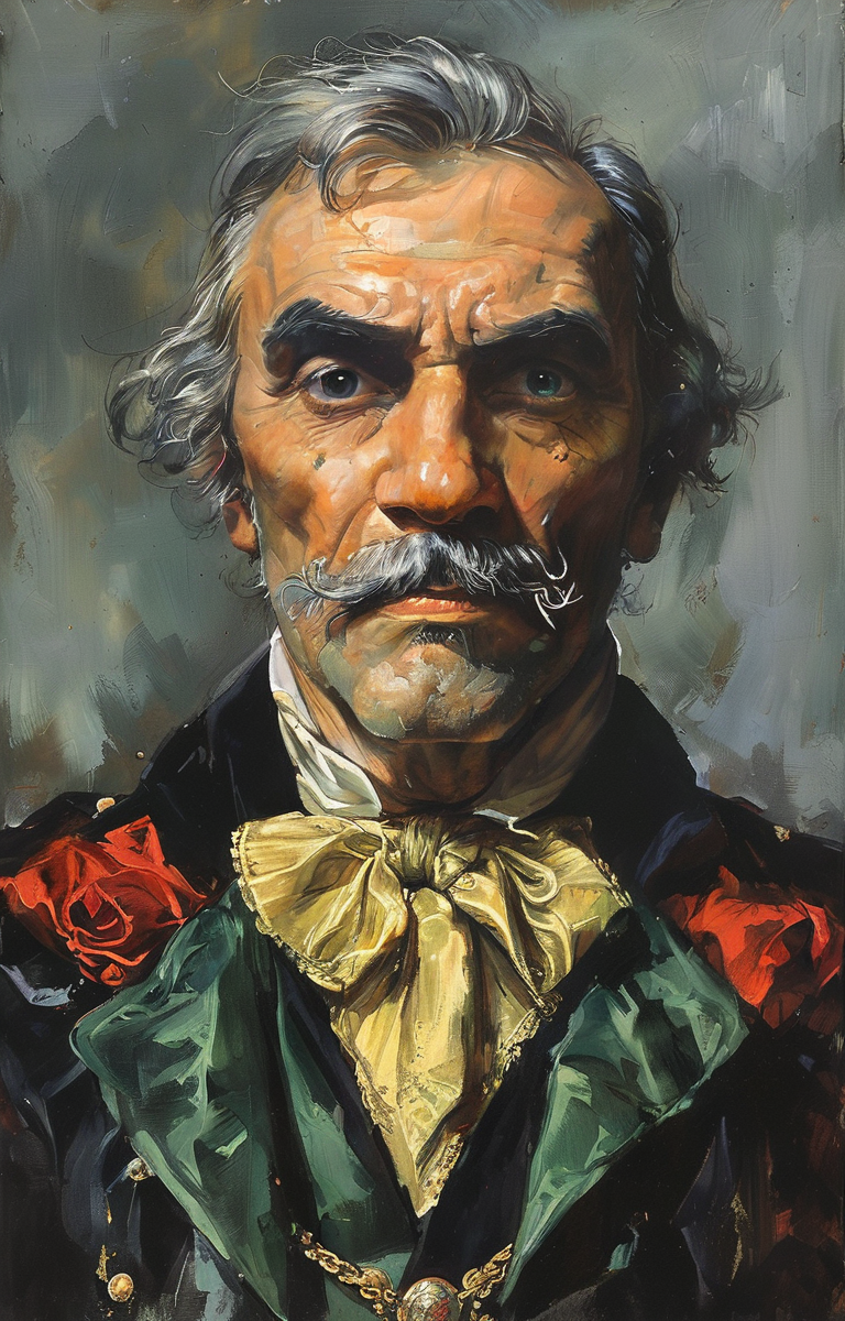 masterpiece,best quality,<lora:tbh281-sdxl:0.9>,illustration,style of Basil Gogos portrait of noble man
