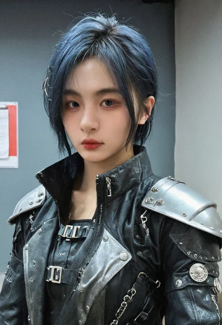 DnD_Grainyboyz, grainy, noise, Dark cyberpunk artwork, Extremely hyper realistic detailed huangxuanqi