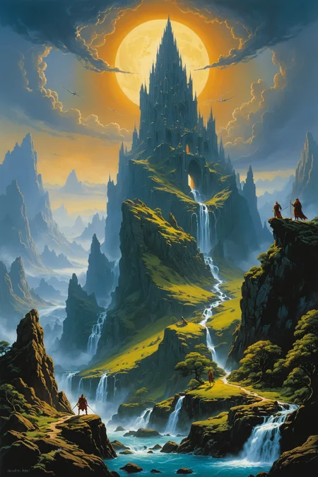 unearthly mythological by John Howe <lora:more_art:0.40><lora:faetastic:0.15><lora:midjourney:0.15>