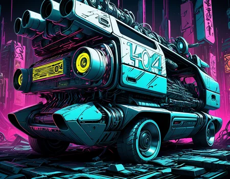 Graffiti Writing, Retro Cyberpunk, High-tech, octane rendering, REDengine engine, Psychedelic, Printmaking, Manga/Anime, , , Complete Sharpness, 2K, Distinctive,,404 Error Reality Not Found,( text "404":2.0),404 Error Reality Not Found, ERROR daemon summoned!, Who needs dead ends in an endless cyberspace?,